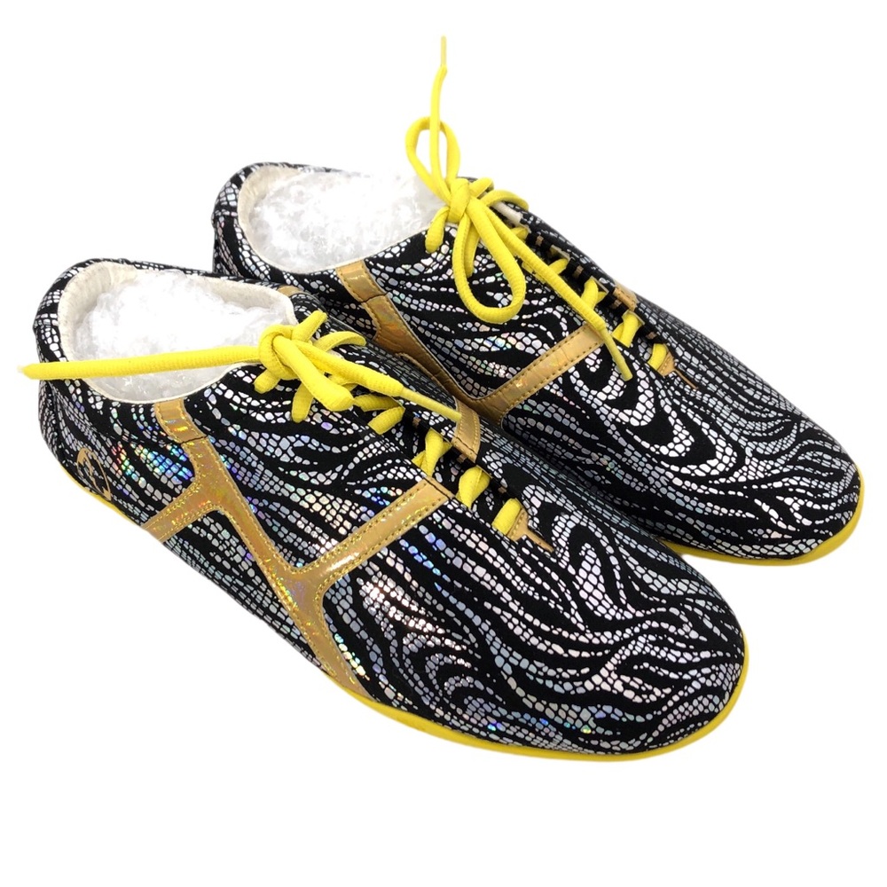 NUO Zebra Metalic Karate Martial Arts Training Wushu Sneaker Shoes